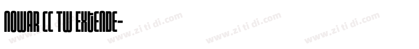 Nowar CC TW Extende字体转换